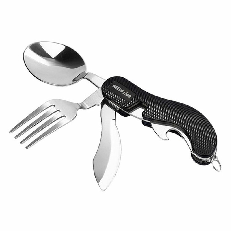 ست کارد و چنگال گرین لاین مشکی GN-4IN1CSETBK