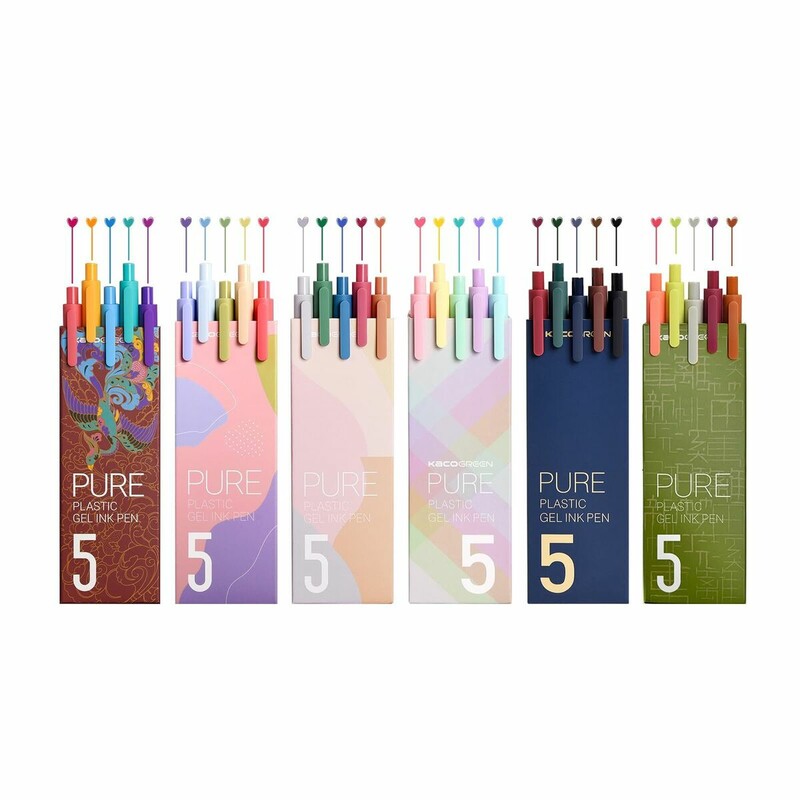 بسته 20 تایی خودکار شیائومی Xiaomi Kaco Pure Plastic Gel Ink Pen K1015