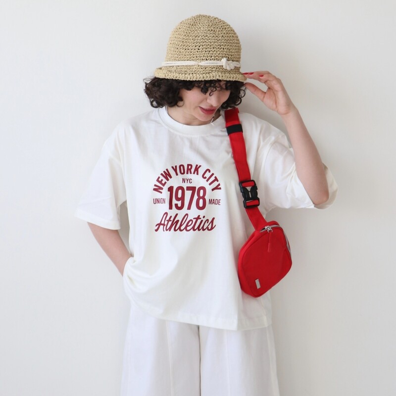 تیشرت باکسی Athleticsکد 6094