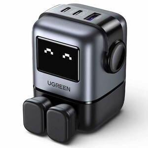 شارژر دیواری USB و تایپسی 65 وات یوگرین Ugreen CD361 25685B طرح ربات
