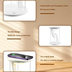 بهترین چراغ مطالعه LED رومیزی هوشمند و شارژر بی‌سیم