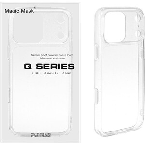 قاب آیفون 17 پرومکس مجیک‌ماسک MaGic Mask Q SERIES شفاف اکلیلی