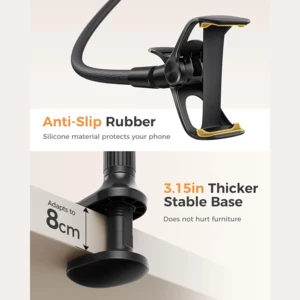 فروش هولدر موبایل بازو بلند سایجی با قابلیت اتصال به لبه میز و تخت