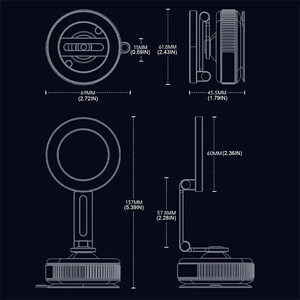 فروش هولدر موبایل مگنتی وکیومی خودرو بونروی