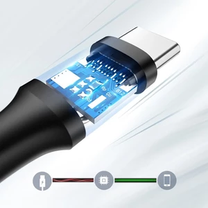 کابل فست شارژ یو‌اس‌بی به تایپ‌سی 3 آمپر 2 متری یوگرین