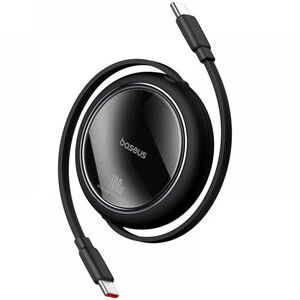 کابل شارژ دوسر تایپ‌سی جمع‌شونده 100 وات یک متری بیسوس P10364500111 CB000062