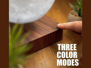 چراغ خواب ماه شناور مغناطیسی پرینت سه بعدی معلق Magnetic levitation moon lamp romantic light levitation 3D printing