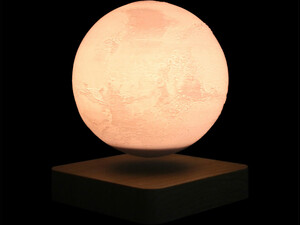 چراغ خواب ماه شناور مغناطیسی پرینت سه بعدی معلق Magnetic levitation moon lamp romantic light levitation 3D printing