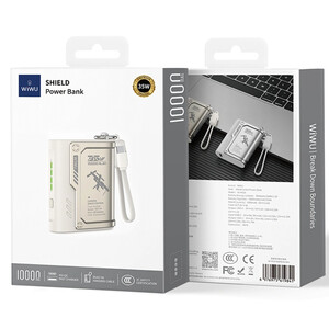 کیفیت پاوربانک 35 وات 10000 ویوو به همراه کابل تایپ سی