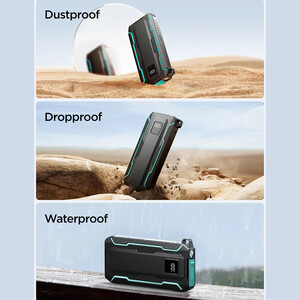 فروش پاور بانک 22.5 وات 10000 با کابل متصل تایپ سی و لایتنیگ جویروم