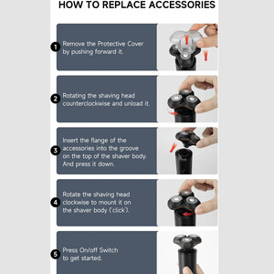 خرید شیور شارژی چند کاره انشن