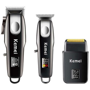 قیمت ست ریش تراش و ماشین اصلاح 3 تایی کمی