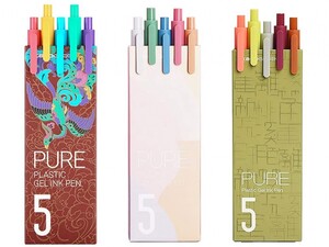 بسته 5 تایی خودکار شیائومی Xiaomi Kaco Pure Plastic Gel Ink Pen K1015