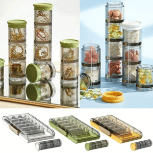 جعبه قرص دو‌لایه ضد رطوبت