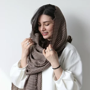 شال نخی مدل یاسمن