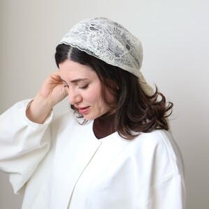 مینی اسکارف گیپور مدل حنا