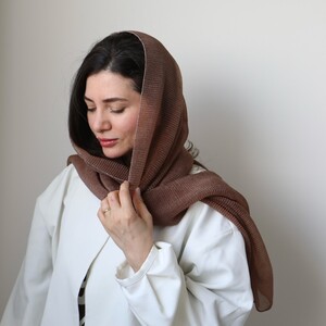 شال پلیسه شاینی  مدل لادن
