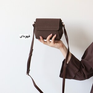 کیف زنانه دوشی مدل نورا کتان
