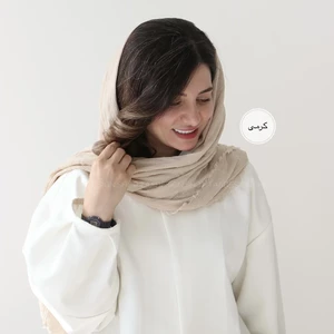 شال پلیسه مدل لاله
