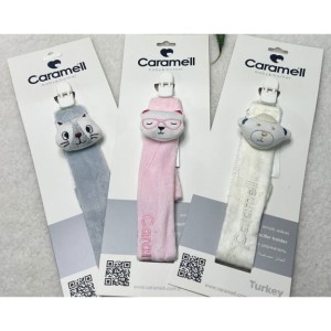 بند پستانک مخملی عروسکی کارامل caramell