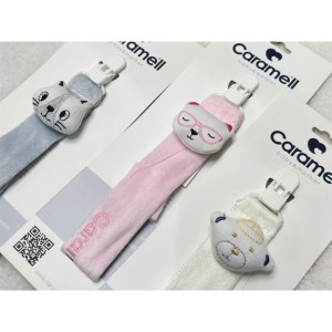 بند پستانک مخملی عروسکی کارامل caramell