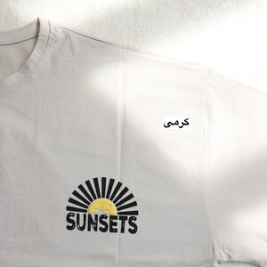 تیشرت لانگ sunsets کد 6079