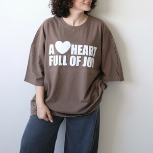تیشرت لانگ Heart کد 6073