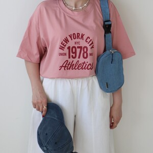 تیشرت باکسی Athleticsکد 6094