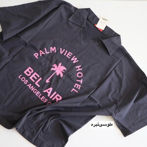 تیشرت یقه‌دار لانگ  Bel Air کد 6087