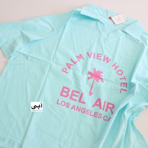 تیشرت یقه‌دار لانگ  Bel Air کد 6087