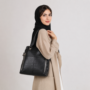 کیف سه کاره فیام مدل کوله‌پشتی، دوشی و دستی چرم صنعتی