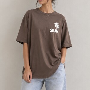 تیشرت لانگ  SALT کد 6103