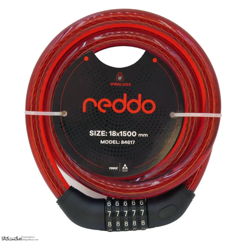 قفل تسمه ای رمزدار ردو 18-1500 کد 1385