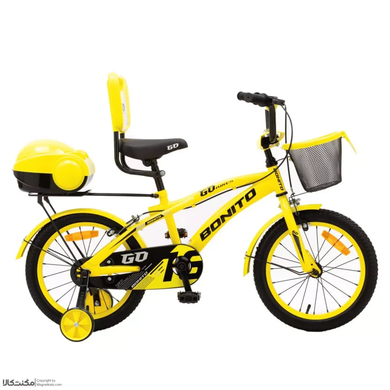دوچرخه بچگانه سایز 16 بونیتو زرد کد 1733