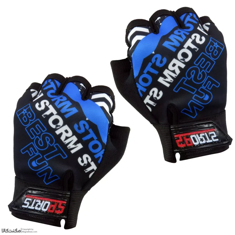 دستکش ورزشی نیم انگشتی چریکی کد 1665