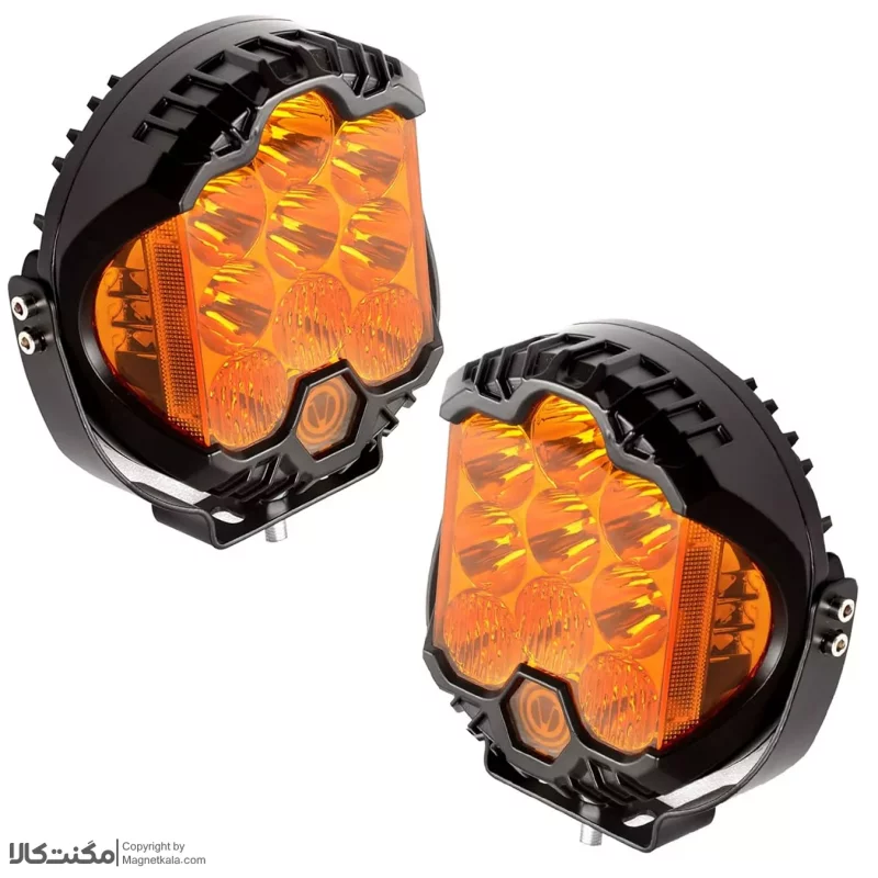 پروژکتور آفرود sf3 نارنجی 100 وات کد 1824 – بسته 2 عددی