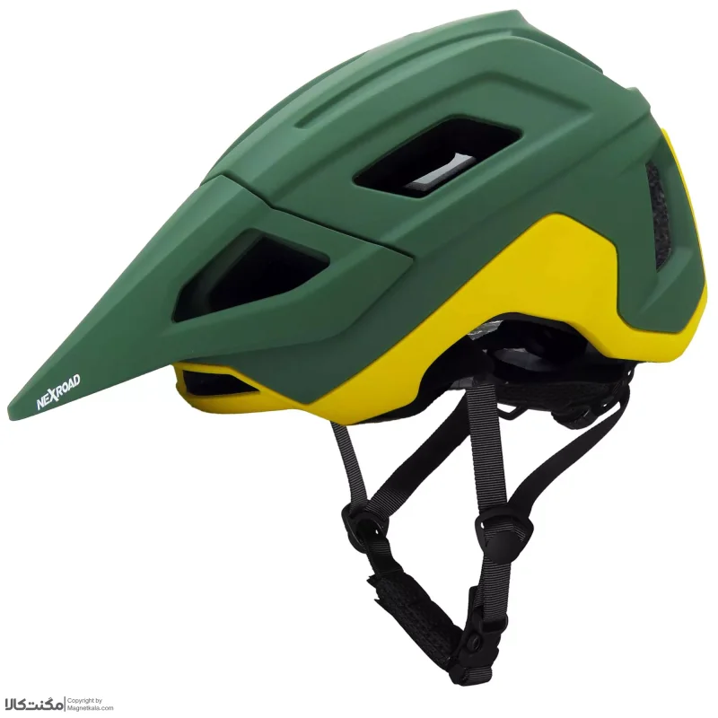 کلاه دوچرخه سواری نکس رود زرد کد 1627 – سایز 58-61