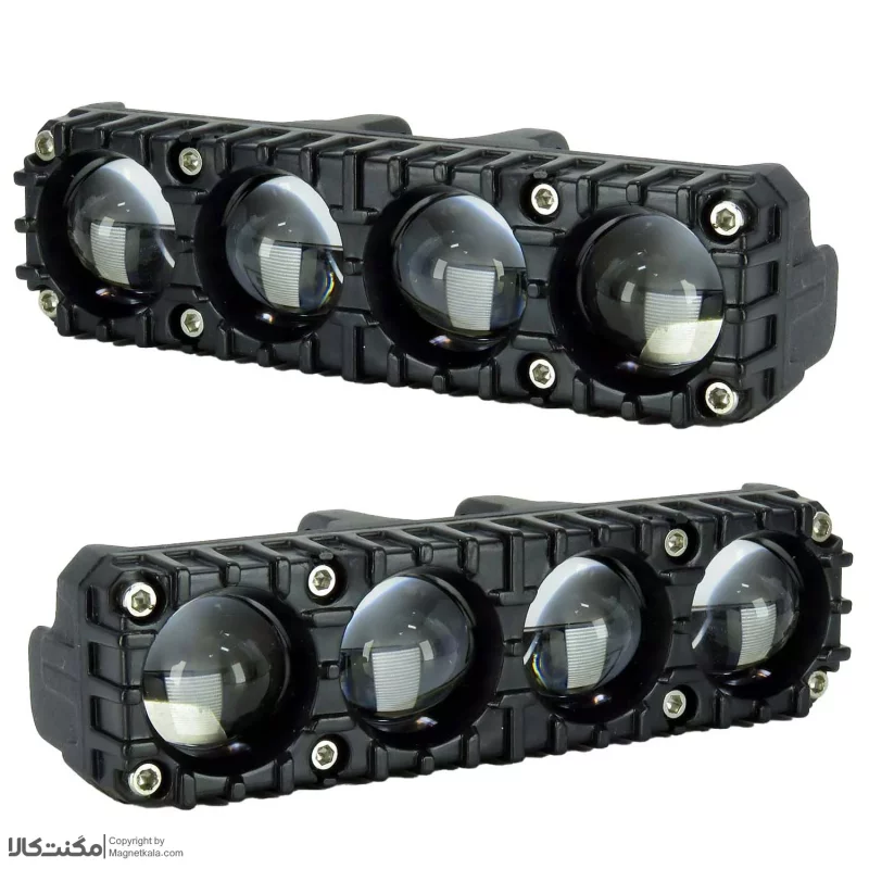 پروژکتور آفرود چهار لنز 80 وات کد 1800 – بسته 2 عددی