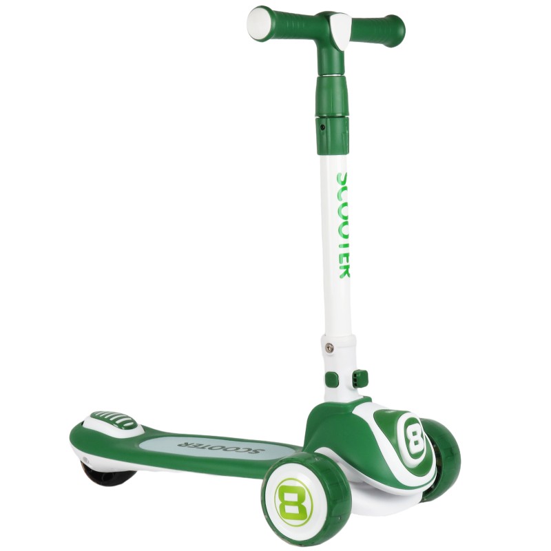 اسکوتر کودک موزیکال سبز کد ۱۸۸۶