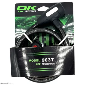 قفل دوچرخه 12-1500 اوکی کد 996