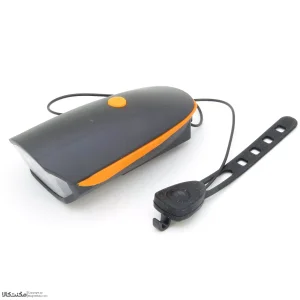 چراغ جلوی دوچرخه بوق‌ دار باطری خور کد 389