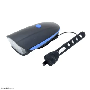 چراغ جلوی دوچرخه بوق‌ دار باطری خور کد 389