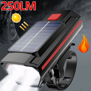 چراغ جلوی دوچرخه نیترو مدل خورشیدی کد 1599