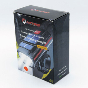 چراغ جلوی دوچرخه نیترو مدل خورشیدی کد 1599