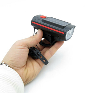 چراغ جلوی دوچرخه نیترو مدل خورشیدی کد 1599