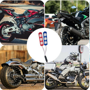 چراغ پلیسی لنزدار دو رنگ کد 1750