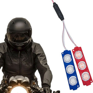 چراغ پلیسی لنزدار دو رنگ کد 1750