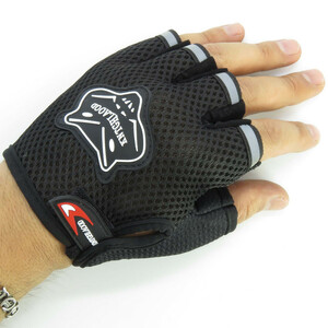 دستکش دوچرخه سواری مدل نیمه انگشتی طرح تابستونی کد 1648 سایز L