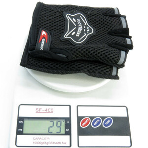 دستکش دوچرخه سواری مدل نیمه انگشتی طرح تابستونی کد 1648 سایز L