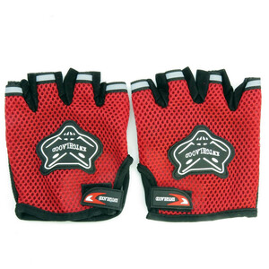 دستکش دوچرخه سواری مدل نیمه انگشتی طرح تابستونی کد 1648 سایز L